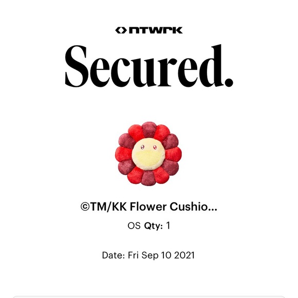 Telashi Murakami 60 cm pillow/cushion ‘Rose Red’ - Picture 4 of 5